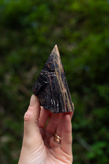 Black Tourmaline Polished Point